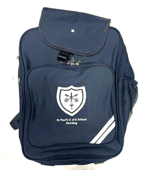 St Paul's Junior Backpack-Navy