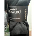 Long Black School Socks, pack of three pairs