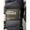 Long Navy School Socks, pack of three pairs